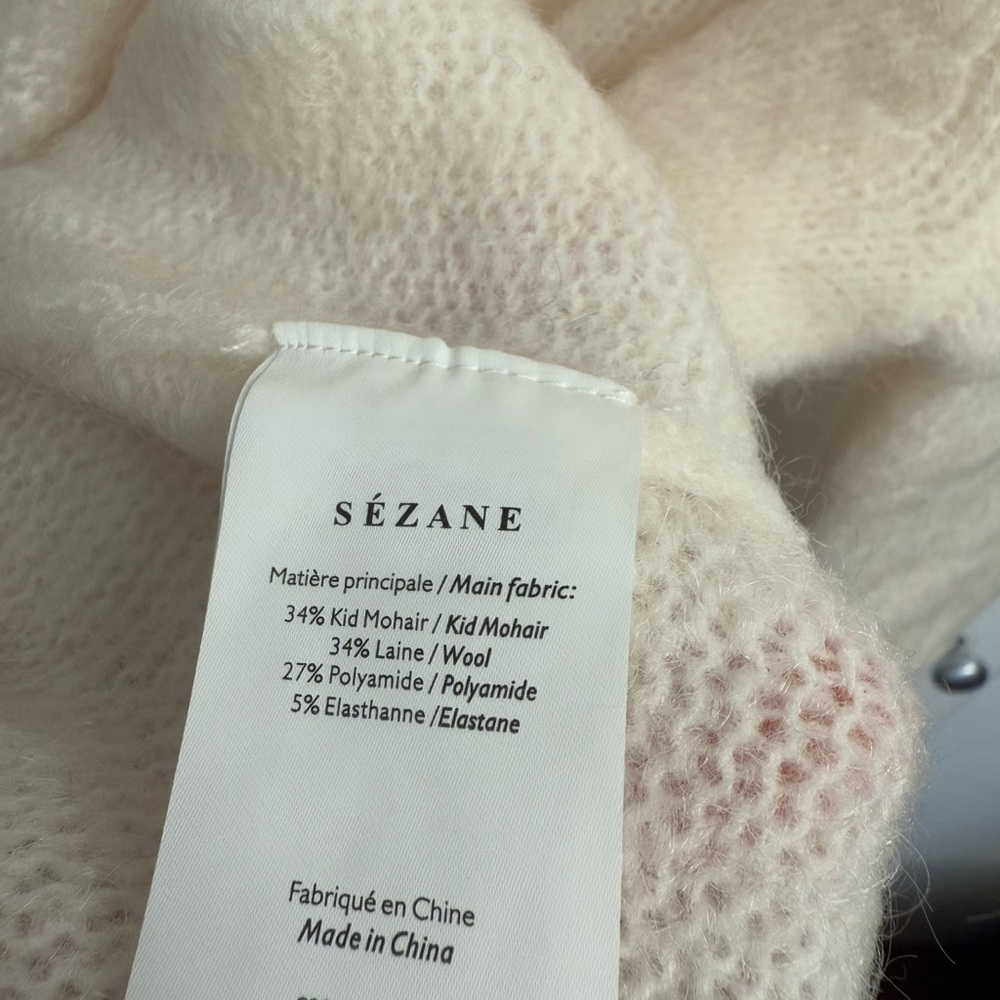 sezane ombline sweater size L - Picture 7 of 10